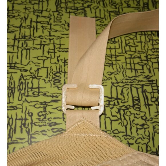 Vintage Ivory Exquisite Form Bullet Bra 36 C front closure pinup retro pointy - Picture 7 of 8